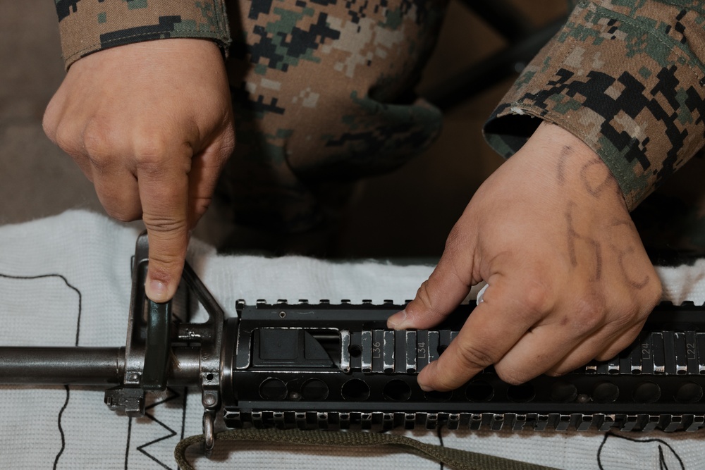 Alpha Company Weapons Maintenance