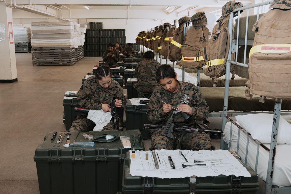 Alpha Company Weapons Maintenance