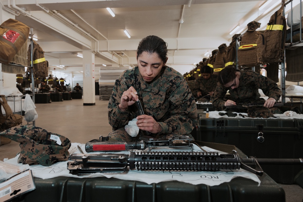 Alpha Company Weapons Maintenance