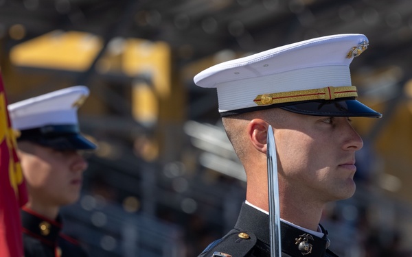 Battle Color Detachment at MCRD San Diego