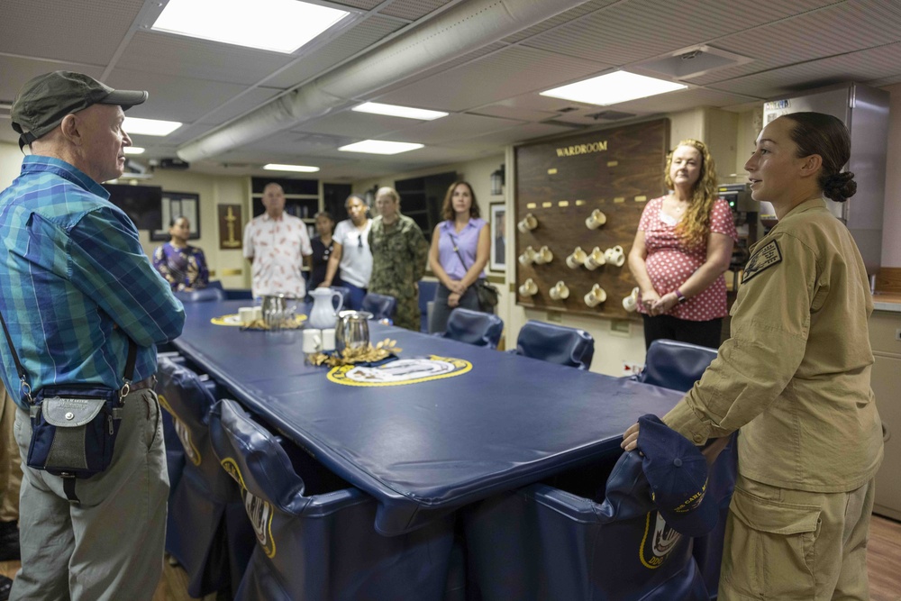 JBPHH and CNRH staff members tour USS Carl M. Levin