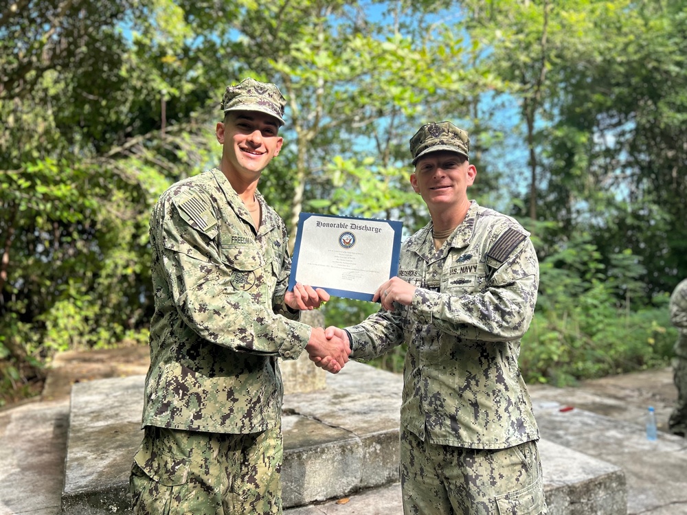 BU1 Fredericks' Reenlistment!