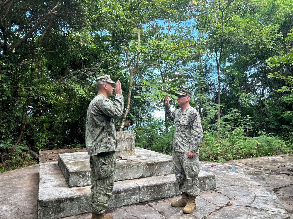 BU1 Fredericks' Reenlistment!