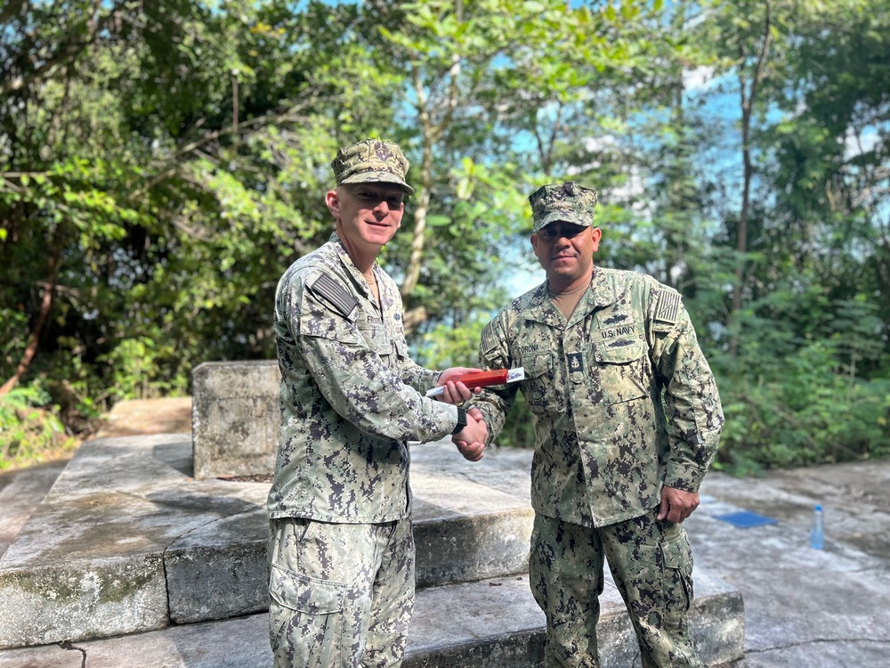 BU1 Fredericks' Reenlistment!