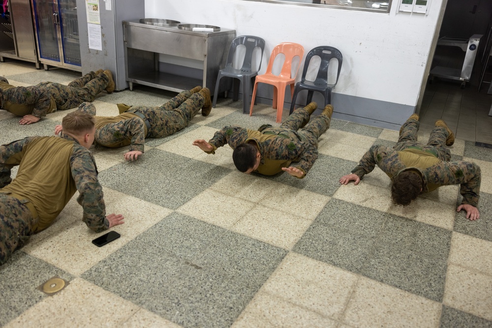 4th Marine Regiment conducts Physical Training and Classes during KMEP 25.1