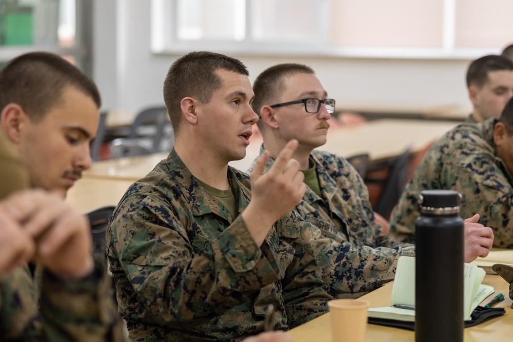 4th Marine Regiment conducts Physical Training and Classes during KMEP 25.1