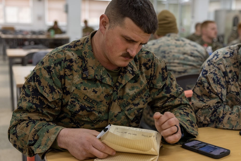 4th Marine Regiment conducts Physical Training and Classes during KMEP 25.1