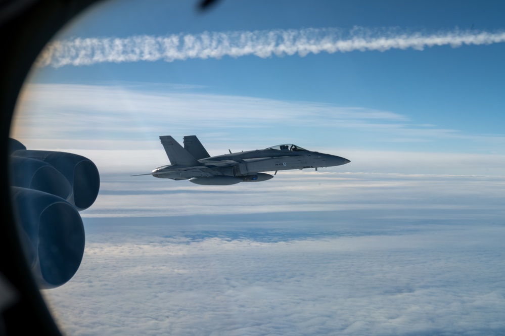 B-52H Stratofortress joins formation during BTF 25-2