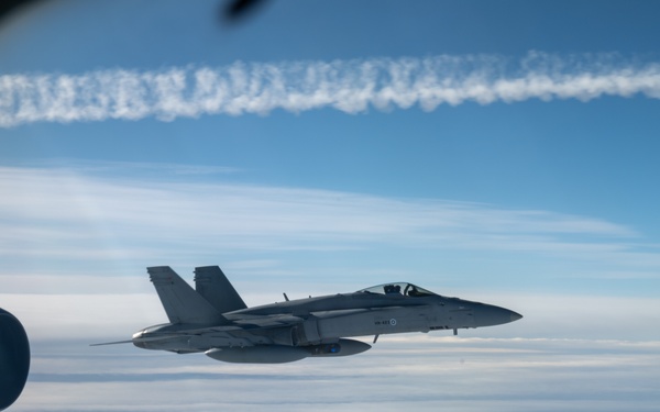 B-52H Stratofortress joins formation during BTF 25-2