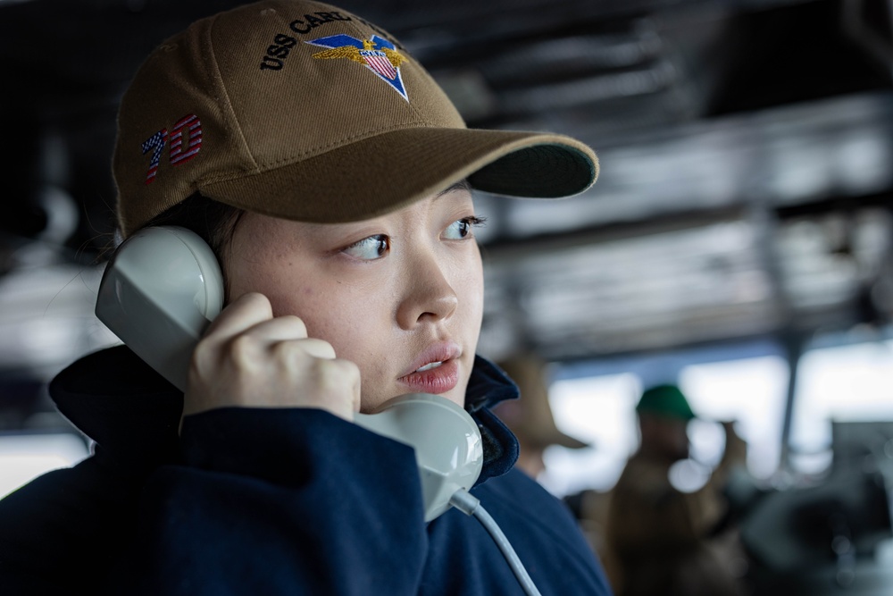 USS Carl Vinson (CVN 70) Conducts Routine Operations in the Sea of Japan