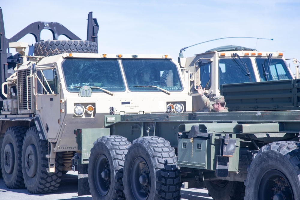 101st Division Sustainment Brigade prepare to deploy in support of the southern border mission