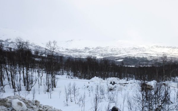 U.S., Allied forces present military equipment display for media in Norway during exercise