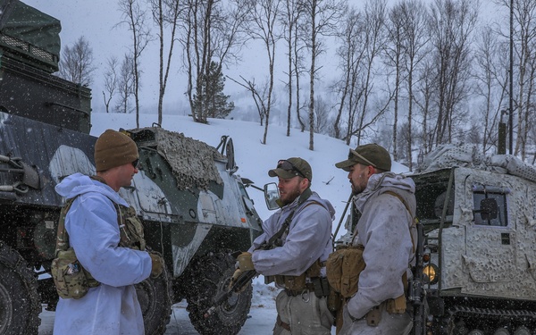 U.S. Army MLRS battalion, Allied militaries conduct static display for external media during exercise in Norway