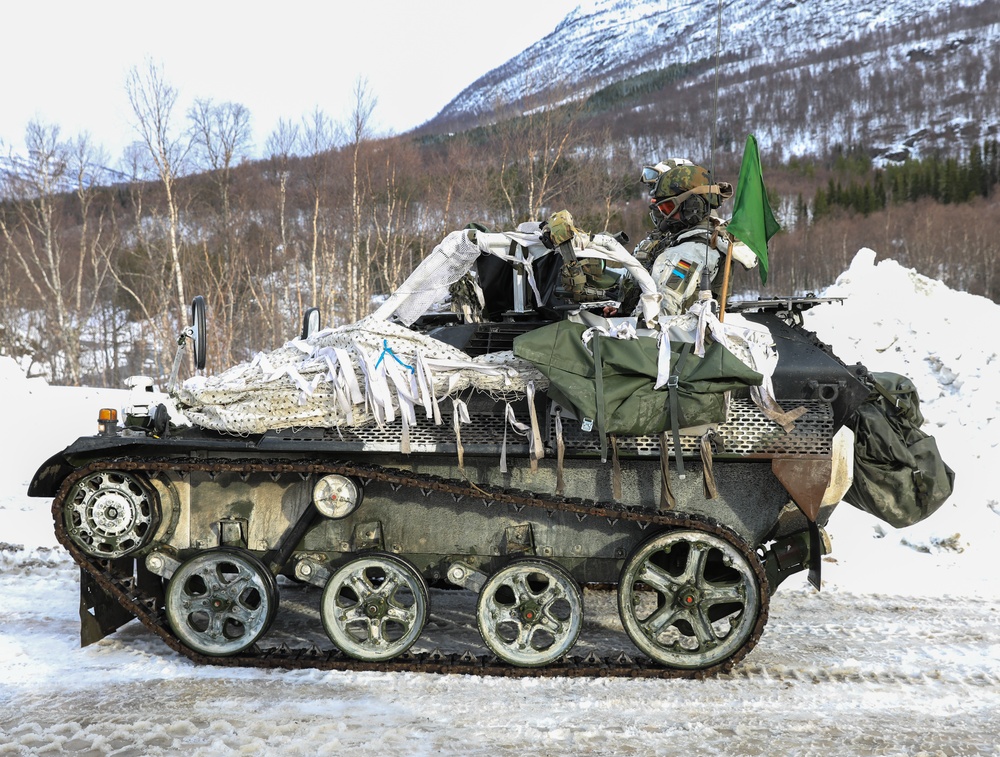 U.S. Army MLRS battalion, Allied militaries conduct static display for external media during exercise in Norway