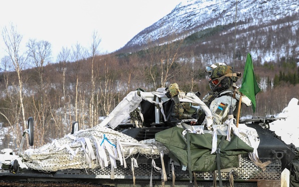 U.S. Army MLRS battalion, Allied militaries conduct static display for external media during exercise in Norway