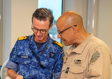 USS Normandy visits Netherlands Navy Forces Caribbean