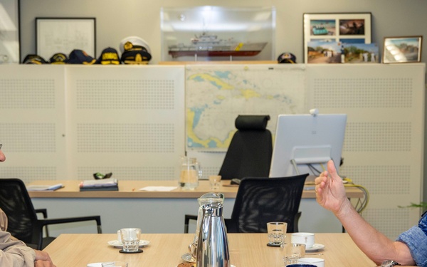 USS Normandy visits Netherlands Navy Forces Caribbean