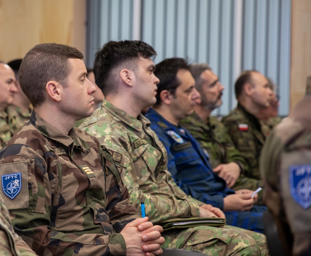 Headquarters Multinational Corps South-East conduct working groups during Loyal Leda 2025