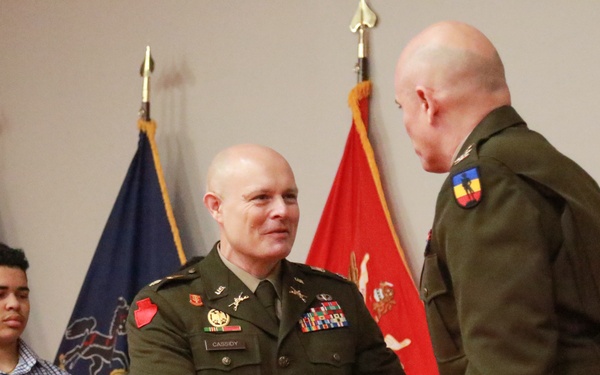 Maj. Justin Cassidy promoted to Lieutenant Colonel
