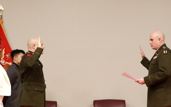 Maj. Justin Cassidy promoted to Lieutenant Colonel