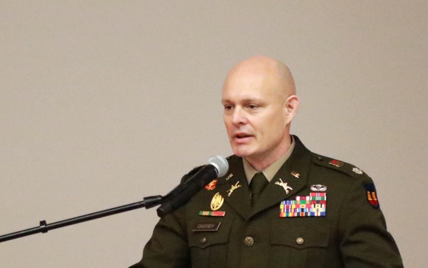 Maj. Justin Cassidy promoted to Lieutenant Colonel