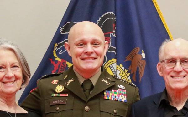 Maj. Justin Cassidy promoted to Lieutenant Colonel