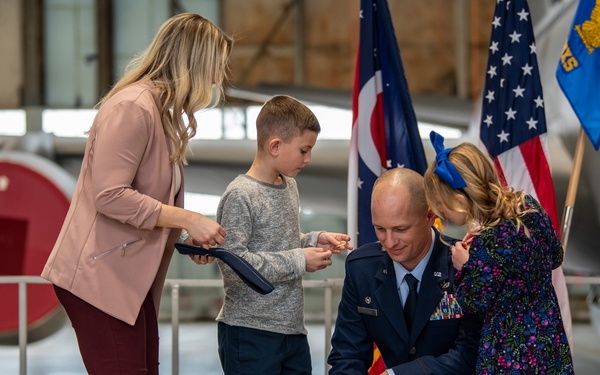 Stollings promotion and assumption of command