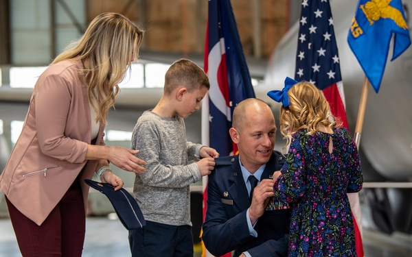 Stollings promotion and assumption of command