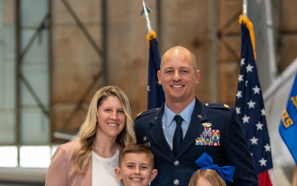Stollings promotion and assumption of command