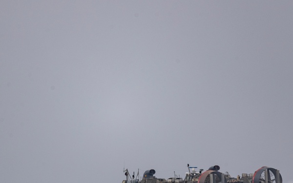 QUART 25.2: Marines and Sailors perform LCAC drills with HIMARS on Red Beach