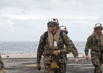 QUART 25.2: 11th MEU command embarks the USS Somerset