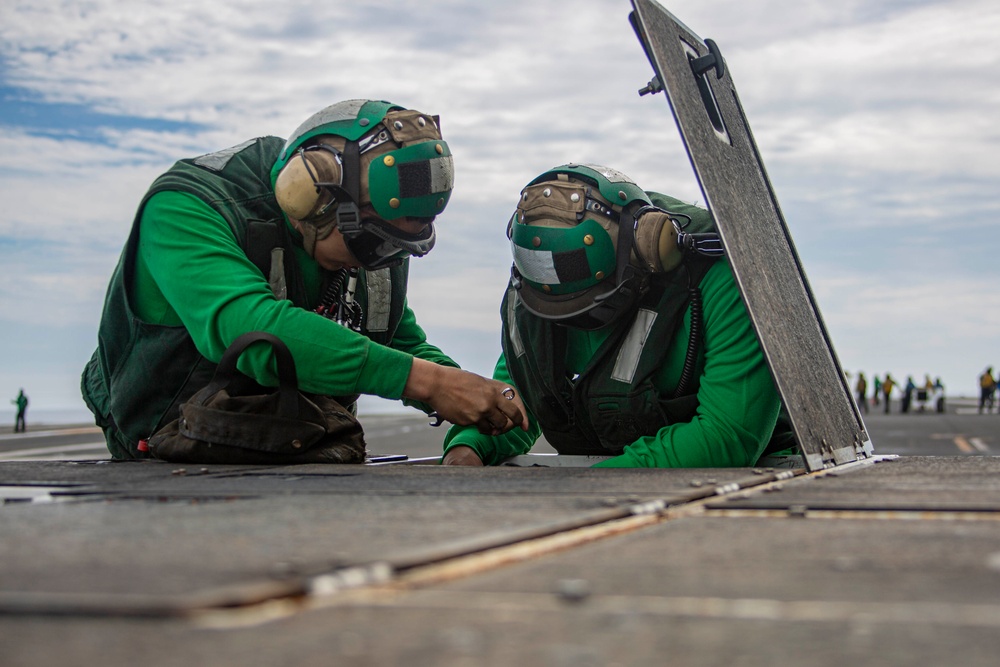 USS Abraham Lincoln conducts flight operations