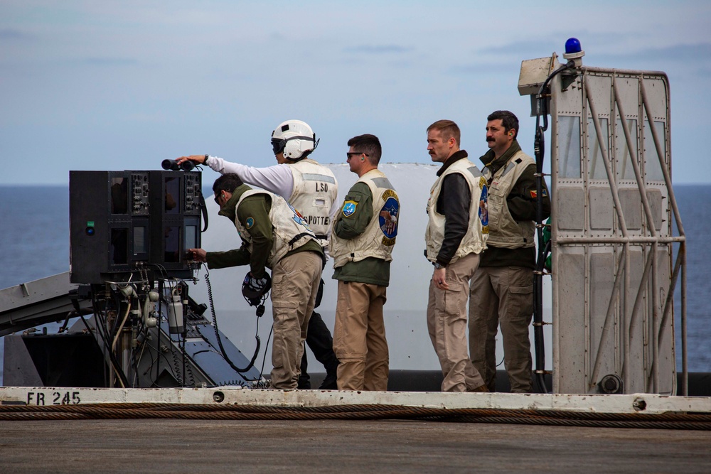 USS Abraham Lincoln conducts flight operations