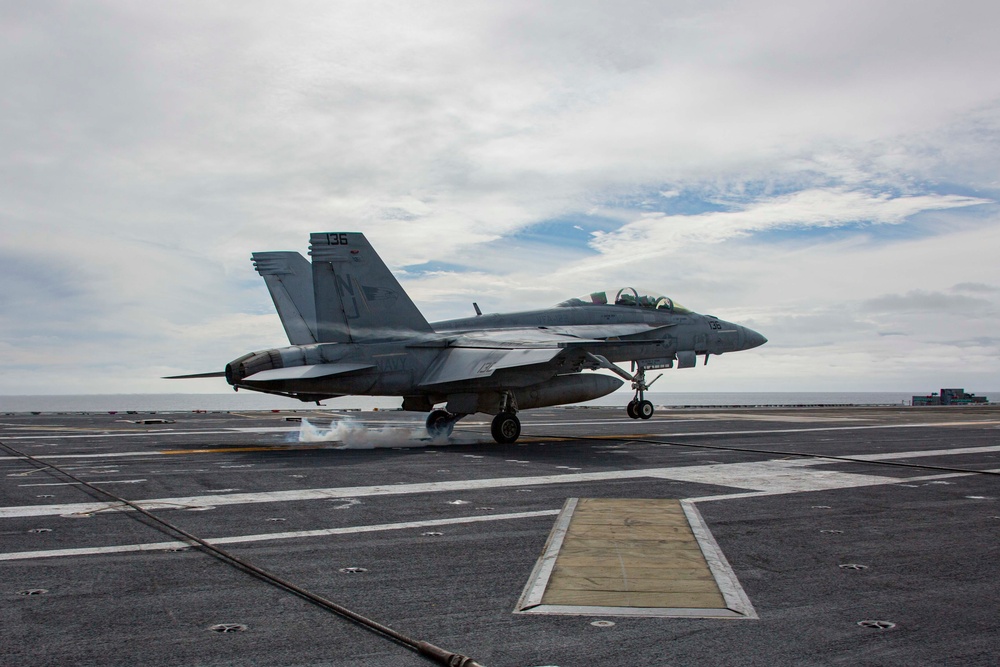 USS Abraham Lincoln conducts flight operations