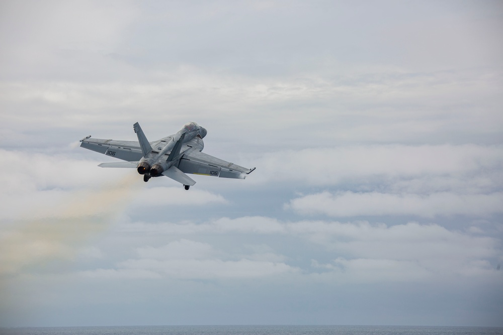 USS Abraham Lincoln conducts flight operations