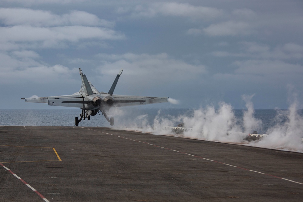 USS Abraham Lincoln conducts flight operations