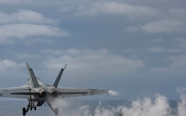 USS Abraham Lincoln conducts flight operations