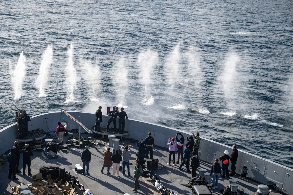 QUART 25.2: Live-fire exercise at sea