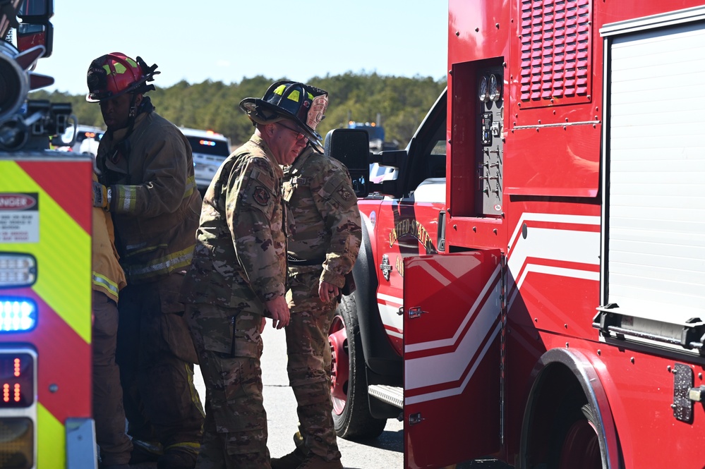 New York National Guard and over 80 Fire Departments fight Pine Barrens Fire