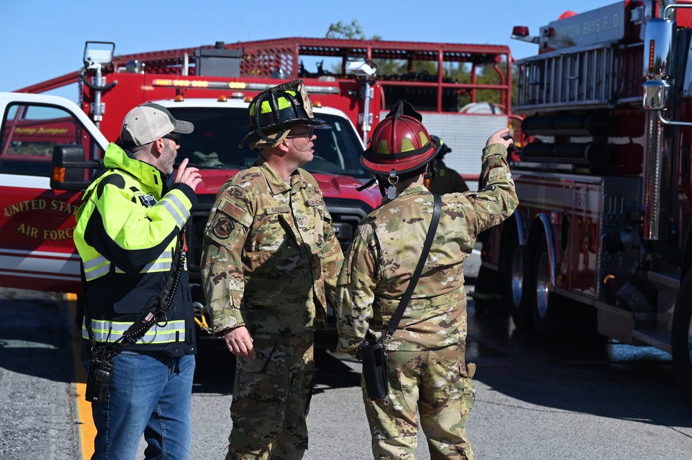 New York National Guard and over 80 Fire Departments fight Pine Barrens Fire