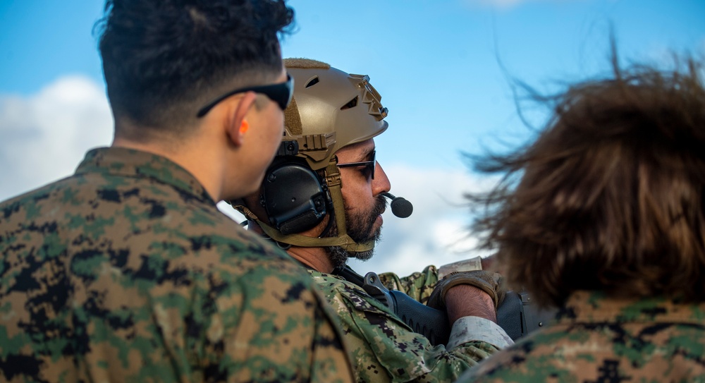 QUART 25.2: Joint live-fire exercise aboard USS Somerset (LPD 25)