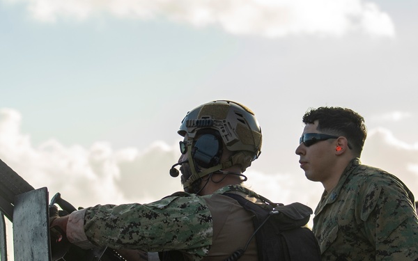 QUART 25.2: Joint live-fire exercise aboard USS Somerset (LPD 25)