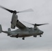 U.S. Marines with VMM-164 conduct an MV-22 Osprey training flight