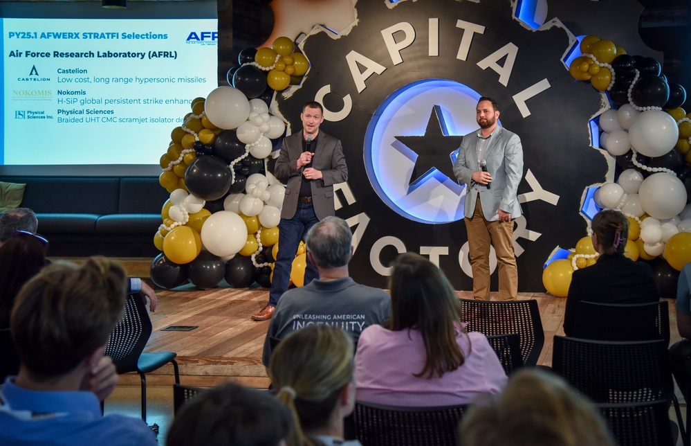 AFWERX, SpaceWERX announce Program Year 25.1 STRATFI selections at Capital Factory House