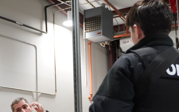 Security training onboard Naval Weapons Station Yorktown