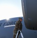 172nd Airlift Wing crew members perform pre-flight checks before departure from Springfield-Beckley Municipal Airport