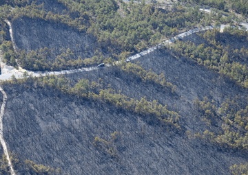 106th Rescue Wing Aerial View of Pine Barrens Fire Path