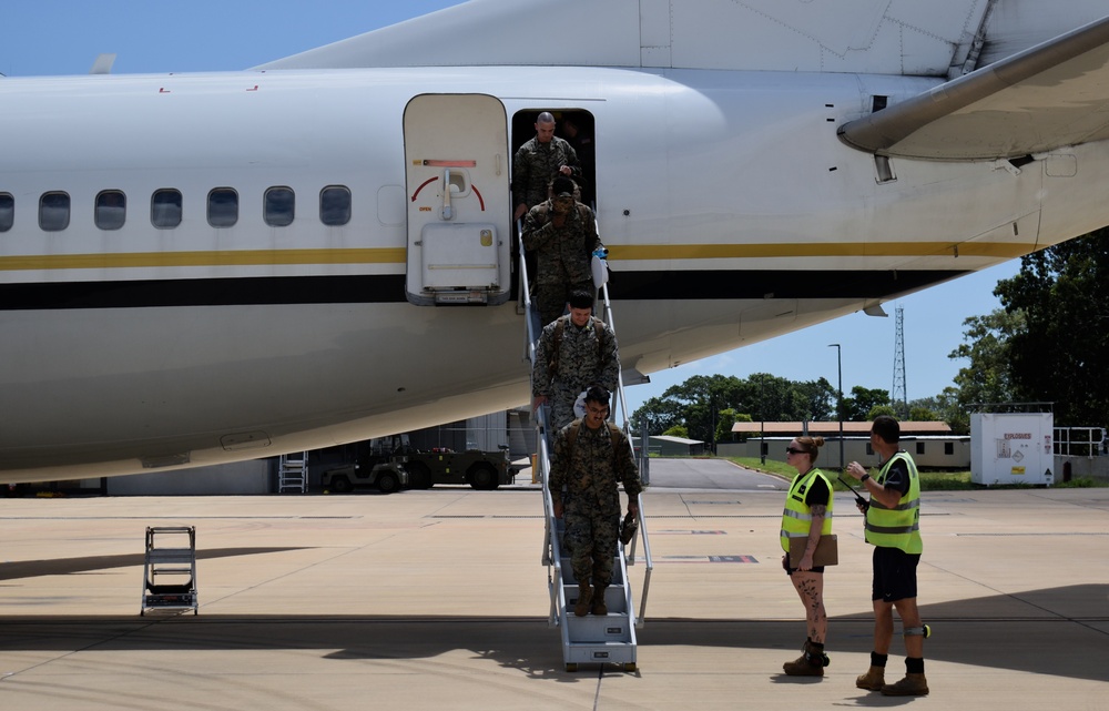 U.S. Marines, Sailors with MRF-D 25.3 arrive in Northern Territory, Australia