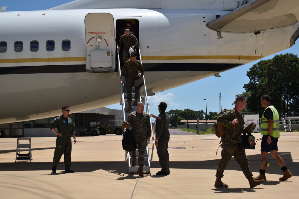 U.S. Marines, Sailors with MRF-D 25.3 arrive in Northern Territory, Australia