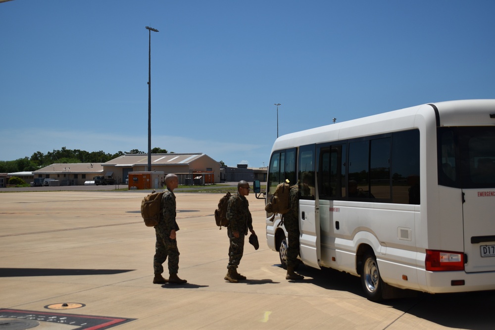 U.S. Marines, Sailors with MRF-D 25.3 arrive in Northern Territory, Australia